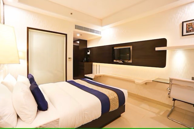 Udman Hotel lobby interior with contemporary design