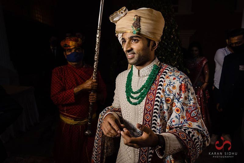 Close-up of hands during a wedding ritual