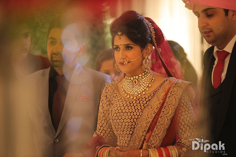 Rachit and Garima in traditional wedding attire