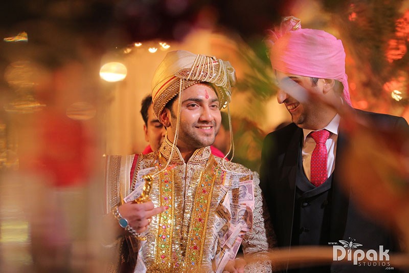 Rachit and Garima at their wedding ceremony