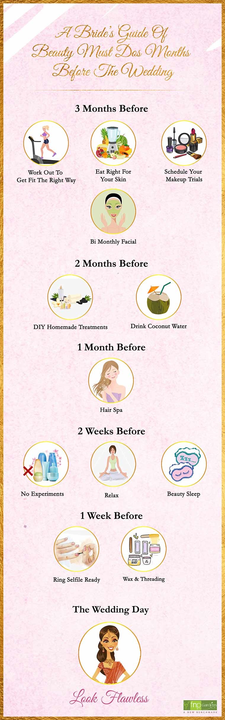 A Bride’s Guide of Beauty MUST DOS Months Before the Wedding