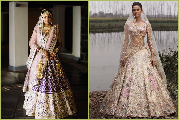 10 Unique Lehenga Colour Combinations for Brides that will rule In 2019!