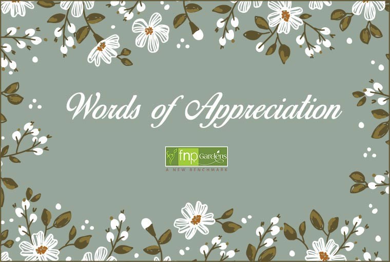 Nothing Else Inspires Us More Than The Words Of Appreciation