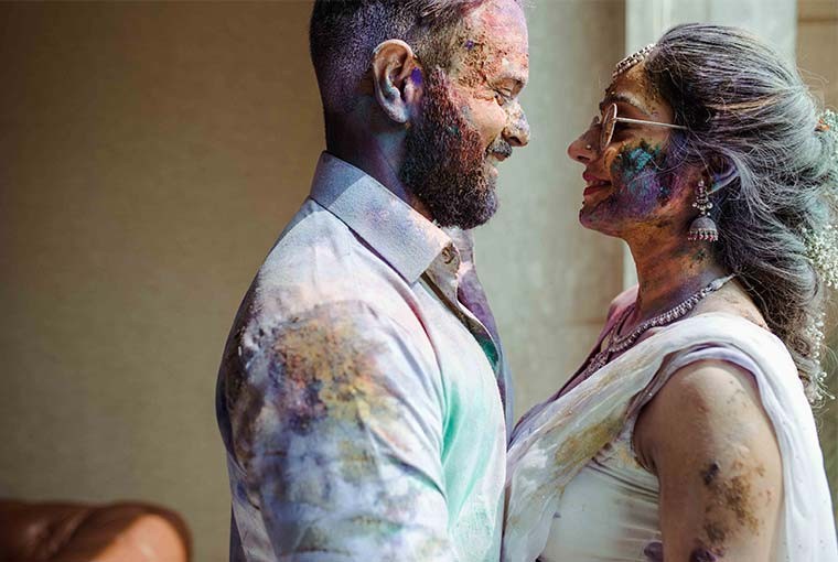 Haldi ceremony that turned into a Holi Fiesta!