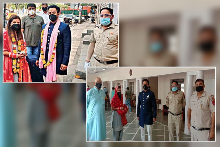 #LockdownWeddingStories: Delhi cops helps groom to reach the venue