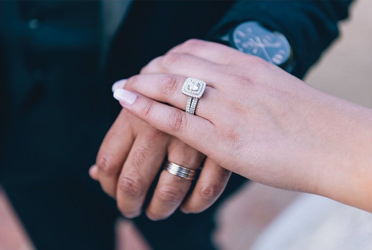 Is it necessary to get your engagement ring cleaned before each of your wedding functions?