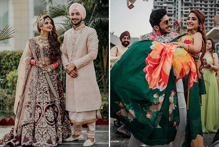 A Dreamy Residential Wedding at Opulent of the bride with the most Stunning Outfits!