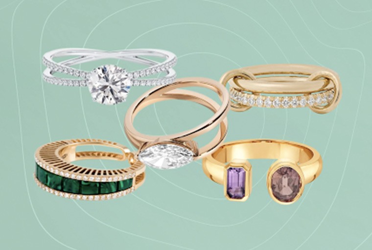What are the engagement ring trends for the year 2023?