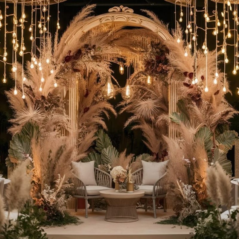 Boho-Chic Minimalism theme decor