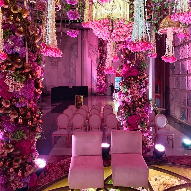 floral theme decor