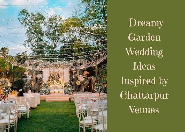 Dreamy Garden Wedding Ideas Inspired by Chattarpur Venues