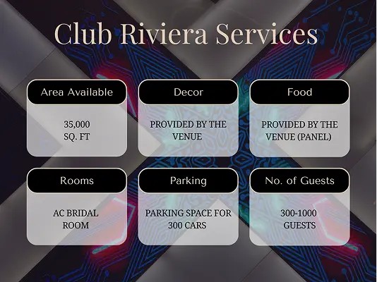wedding venue layout