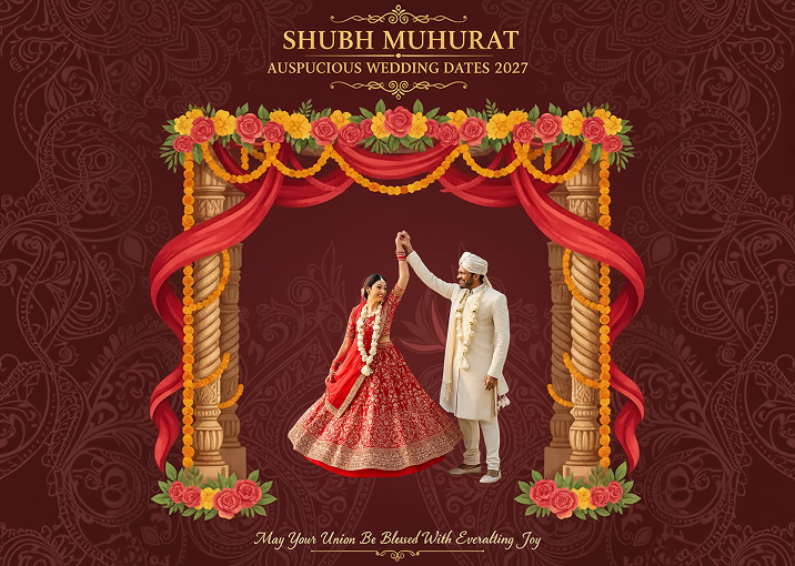 Marriage Dates 2027: Auspicious Wedding & Shadi Muhurat List (Month Wise)