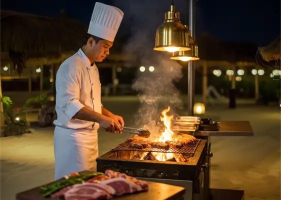 Live Sizzler & Grill Counter