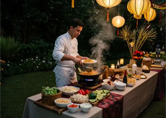 Live Wok & Stir-Fry Station