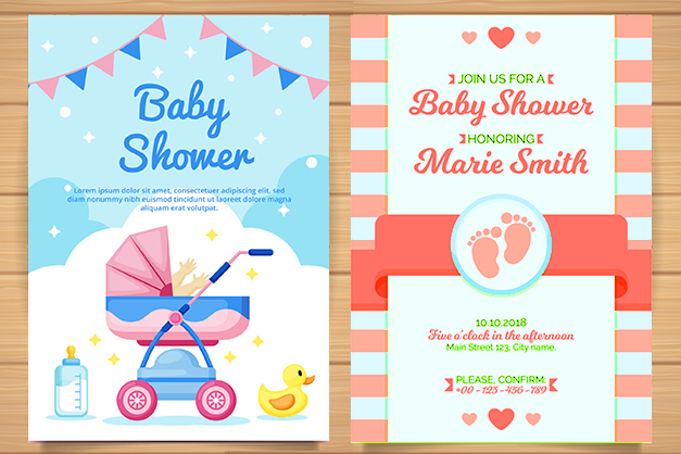 Baby shower invitations