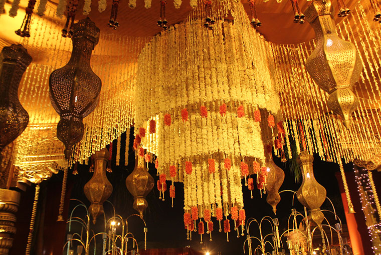 Traditional Floral Chandelier