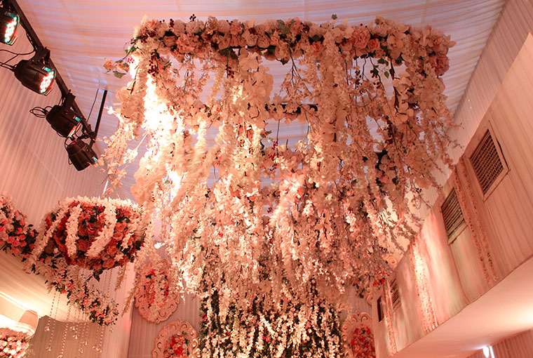 Pastel Floral Chandelier