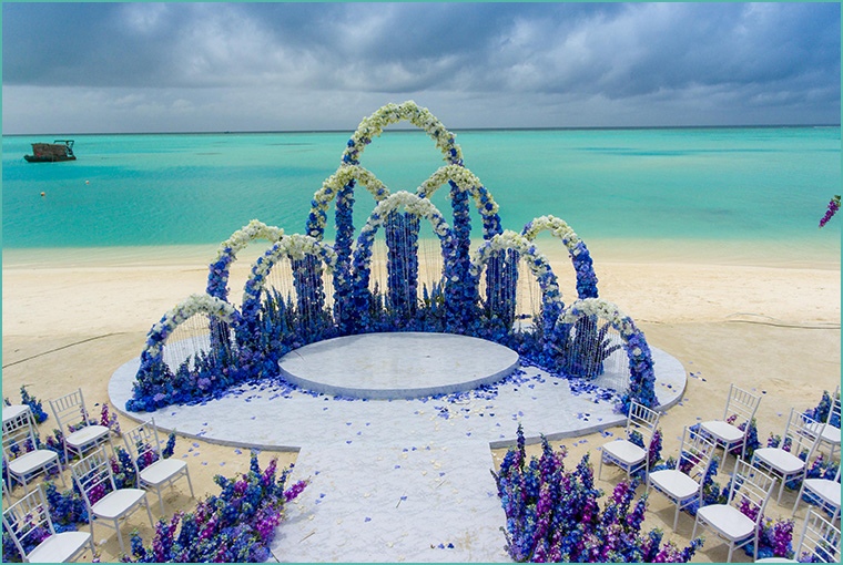 Beach weddings in Maldives