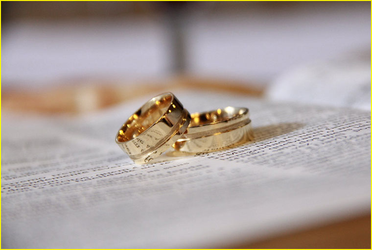 Ring for wedding ceremony