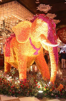 Elephant decoration in Ritz Venues