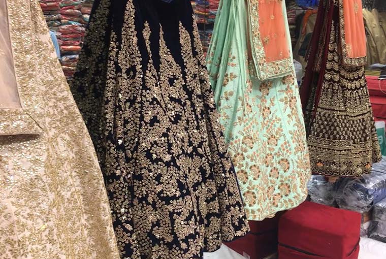 Bridal lehengas in Chandni Chowk