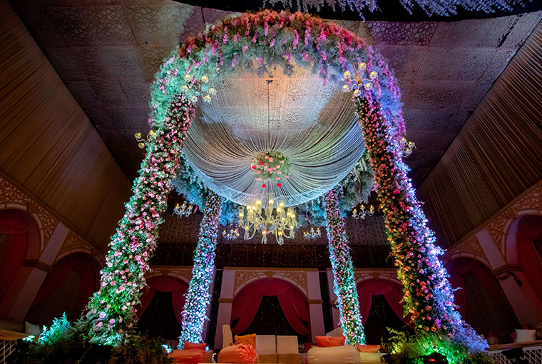decorations in Hindu weddings