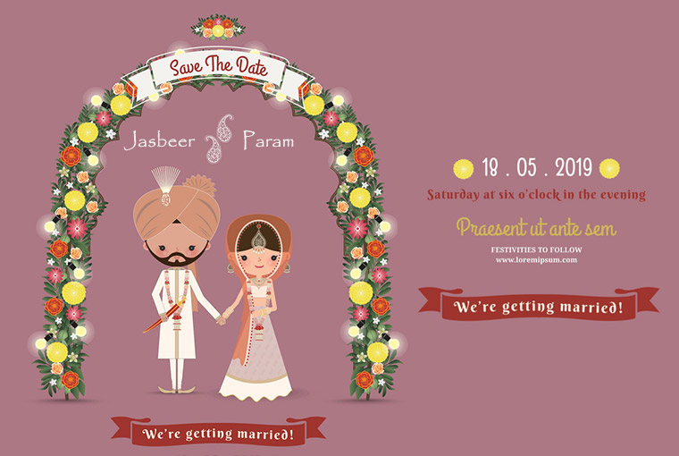 wedding invitation card