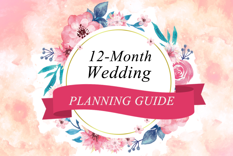 12 month wedding planning Duide