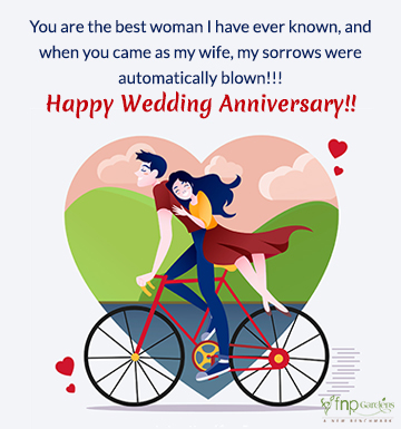 Marriage anniversary wishes for wife