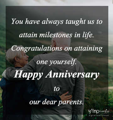 Wedding Anniversary wishes for parents