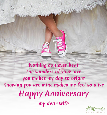 Wedding anniversary quotes for wife