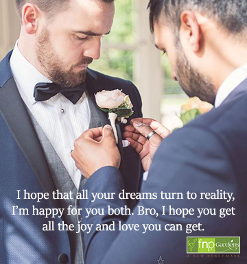 24 Wedding Wishes for Brothers to Inspire Your Card Message