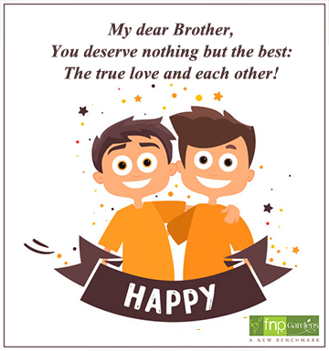 marriage day wishes to brother1