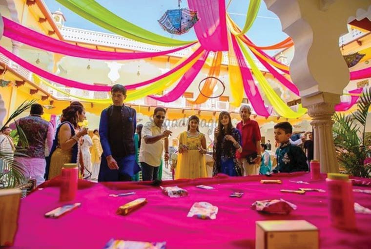 Ring toss at indian weddings