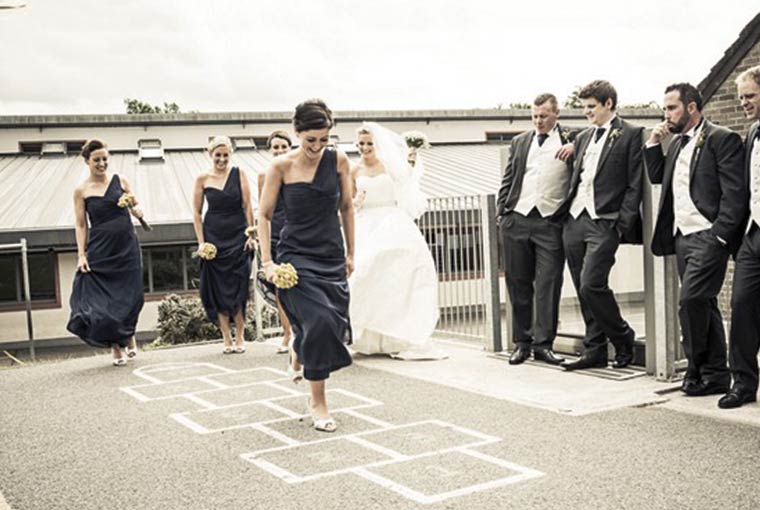 Hopscotch at indian Weddings