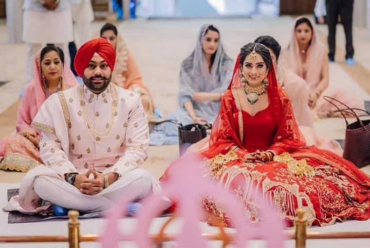 Harkarandeep Vaid and Bhavdeep Kaur's wedding