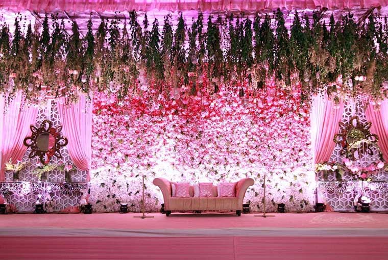 Pink themed décor