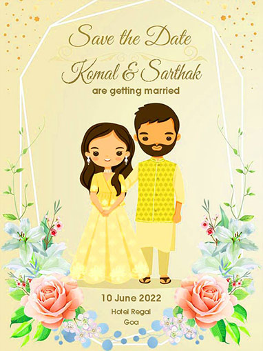 e invite wedding