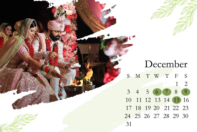 2023 Auspicious Wedding Dates Hindu