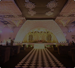 Chandelier wedding venues decor