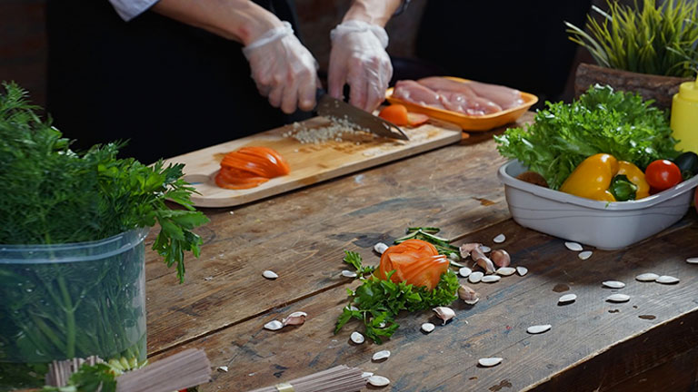 Presentation of Food in an Artistic Way