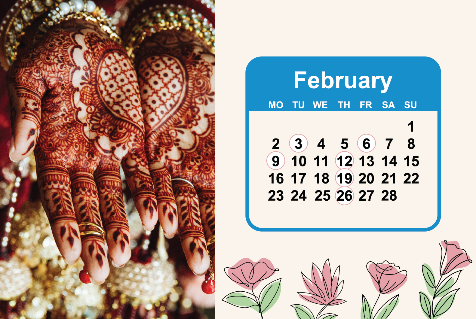 Auspicious Hindu Marriage Dates in February