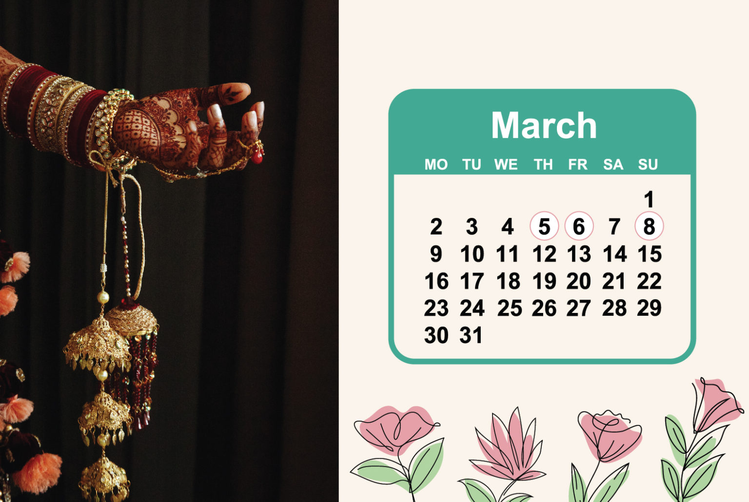 Auspicious Hindu Marriage Dates in March