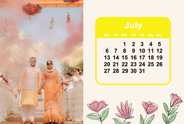 Auspicious Hindu Marriage Dates in July