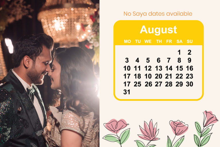 Auspicious Hindu Marriage Dates in August