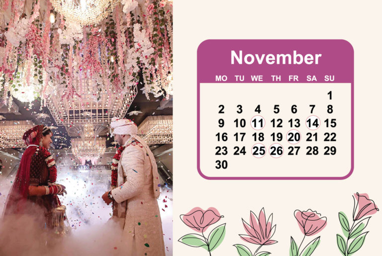 Auspicious Hindu Marriage Dates in November