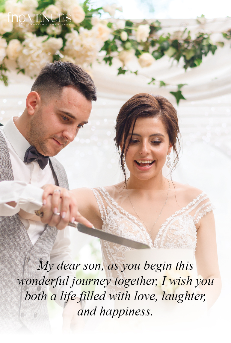 wedding wishes for son