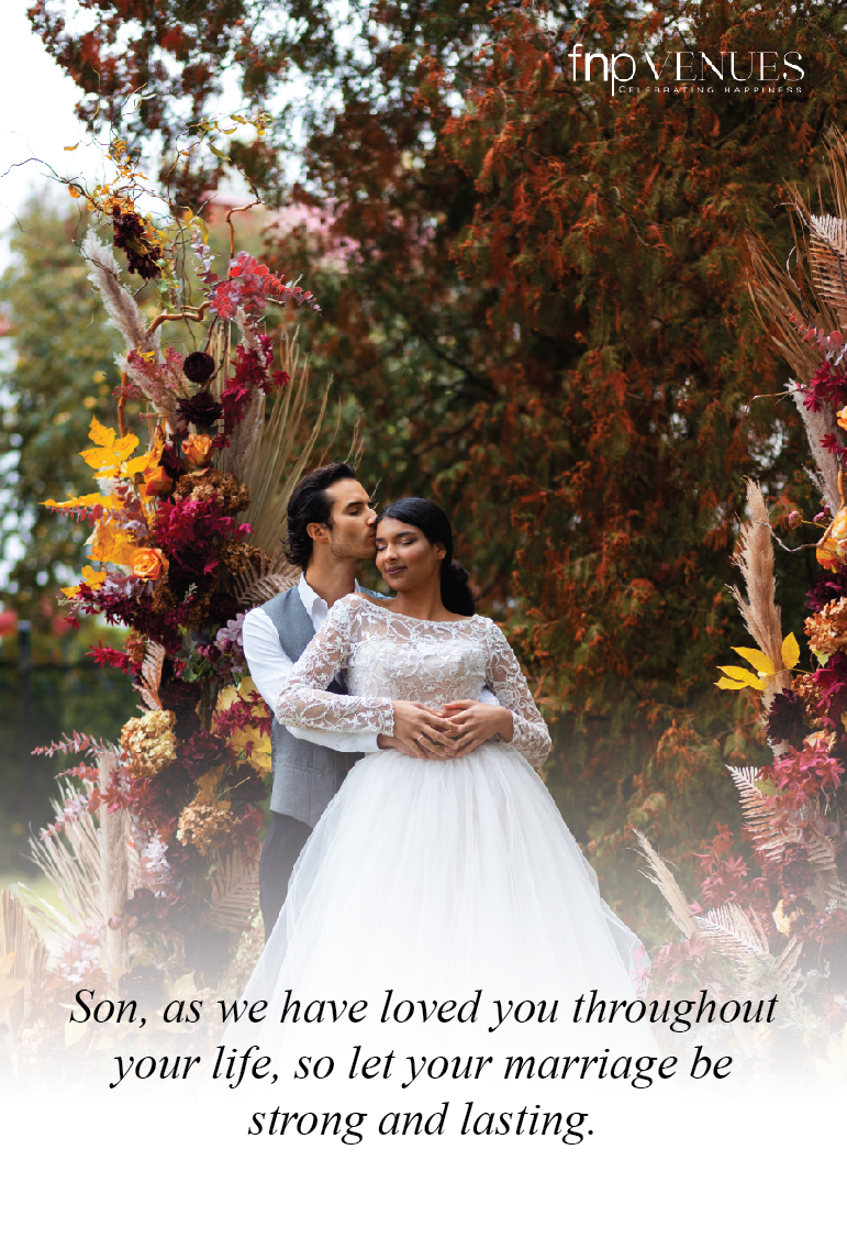 wedding wishes for son