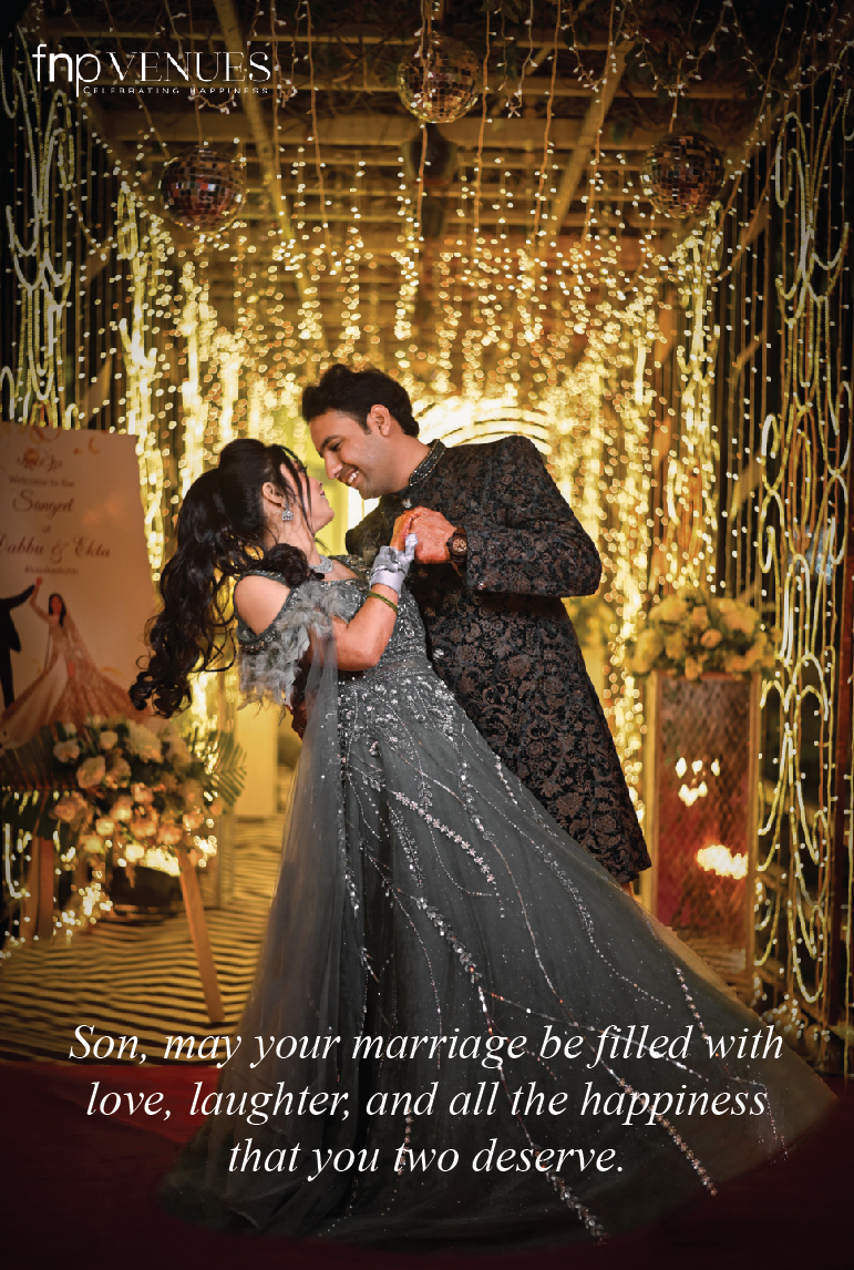 wedding wishes for son